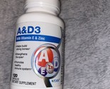 Vitamin A &amp; D3 Formula with Vitamin E 120 caps by Roex 4/24 - £21.96 GBP