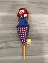 Gymboree Gymbo Clown Push Up Stick Cone Puppet Plush Peekaboo Play Vinta... - $669.87 MXN
