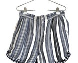 Pilcro Anthropologie Womens Multicolor Striped Everyday Mom Shorts Size 29 - £15.02 GBP