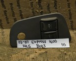 03-07 Chevrolet Express 1500 Master Switch OEM Door Window Lock Bx3 115-... - $37.99