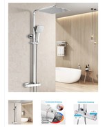 Heilmetz Stainless Steel Shower System Column With Thermostat - $151.11