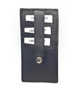 Marshals Mens Black PU Leather Quality 12 Credit Card Pocket Holder - €8,43 EUR