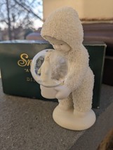 VTG Dept 56 Snowbabies “A Wish For Snow” Figurine With Snow-globe Winter Decor  - £19.81 GBP