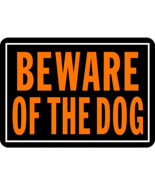 BEWARE OF THE DOG Metal SIGN 10&quot; x 14&quot; Fence Window Door Home Security H... - $35.40 CAD