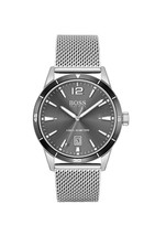 HUGO BOSS 1570126 Men&#39;s Drifter Quartz Watch with Stainless Steel Mesh band - £157.28 GBP