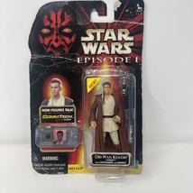 Star Wars Episode I The Phantom Menace Obi-Wan Kenobi Naboo Action Figur... - $7.12