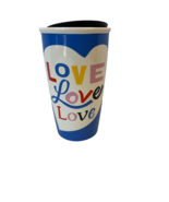 STARBUCKS 12oz Valentine&#39;s Day Ceramic Tumbler Heart Love Design, w/ Lid... - €25,30 EUR