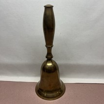 Vintage Large Brass Bell Dinner, School House 11” - £22.21 GBP