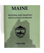 Maine 1995-96 Hunting &amp; Trapping Regulations Vintage 1st Printing Bookle... - $27.34 CAD