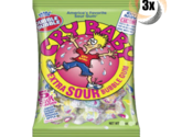 3x Bags Dubble Bubble Cry Baby Assorted Flavor Extra Sour Bubble Gum Can... - $12.56