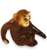 Vintage Ceramic Chimp Figurine, Mid-Century Miniature, Excellent Conditi... - $189.87 MXN