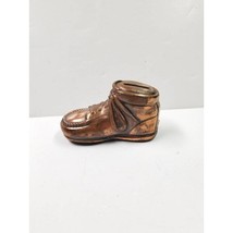 Vintage Baby Shoe Bank, Copper Cast USA Rubber Stopper, Baby Shower Gift - £11.26 GBP