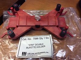ERM DOUBLE BURETTE HOLDER LAB-LINE 7086 NEW NOSSALE  $99 - €84,38 EUR