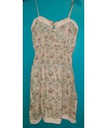 Panhandle Slim Juniors Dress Size M Western Ruffle Lace Floral Sleeveles... - $22.95 CAD