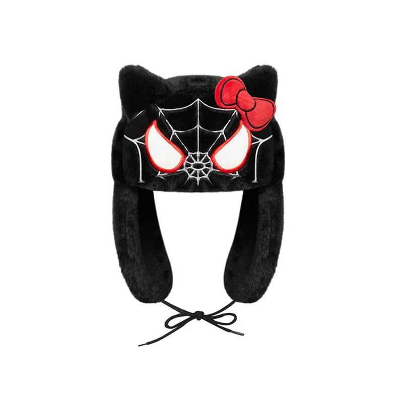 Kitty Spiderman Ushanka Hat Women Cap Trapper Woman Ski Warm Hat Earflap... - $22.95