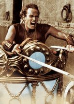 Charlton Heston heroically riding in chariot race Ben-Hur 5x7 inch photo... - £4.55 GBP