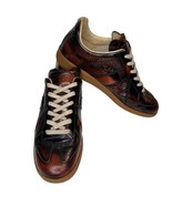 Maison Margiela Shoes Size 41 Replica Australia 70s Lambskin Brown Etching  - $5,210.43 MXN