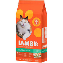 IAMS Proactive Health Hairball Care Adult Dry Cat Food Chicken &amp; Salmon 1ea/3.5 - £20.66 GBP