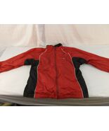 Adult Men&#39;s Reebok Red Black Full Zipper Classic Jacket Windbreaker Coat... - $20.64 CAD