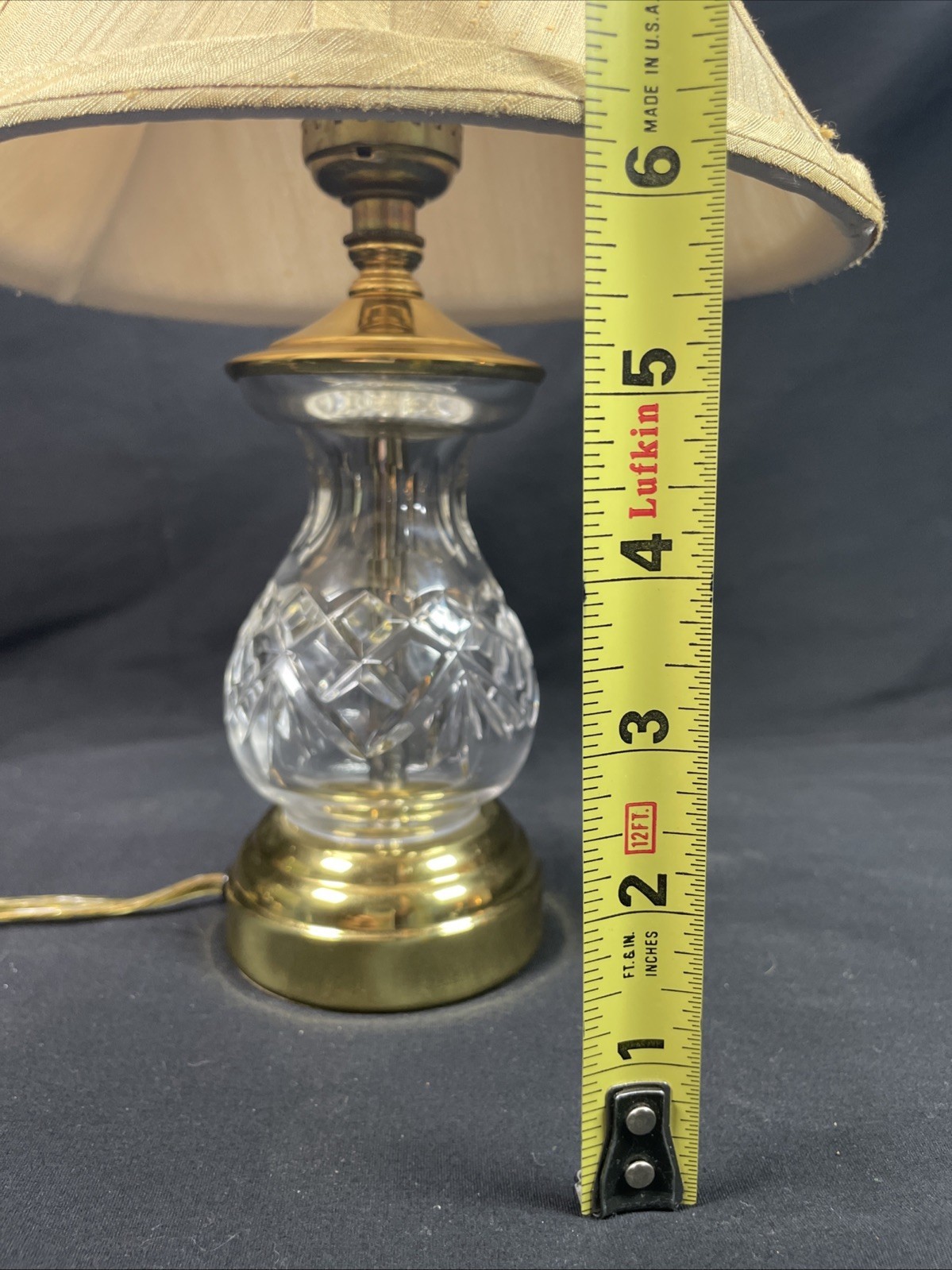 Vintage Electric Table Boudoir Lamp 13” Tall w/ Shade Item image 4