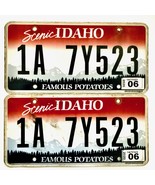 2020 United States Idaho Ada County Passenger License Plate 1A 7Y523 - $22.92 CAD