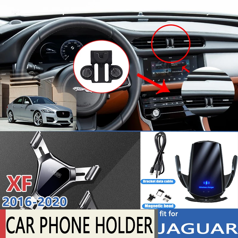 Car Mobile Phone Holder for Jaguar XF X260 260 2016 2017 2018 2019 2020 - £14.33 GBP+