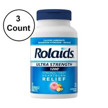 ROLAIDS Ultra Strength Antacid 1000 mg, 200 mg Chewable Tablets FRUIT, 2... - $27.31