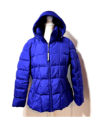 Calvin Klein Performance Puffer Jacket Women&#39;s XL Blue Coat Duck Down Wa... - $38.75