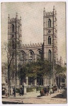 Postcard Notre Dame Church Montreal Quebec - $2.96