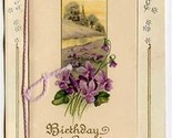Birthday Greetings Booklet Postcard Constance A Dubois Poem  - $17.80