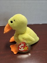 Ty Beanie Babys - Quackers The Duck 6&quot; Plush Toy (4024) - £9.72 GBP