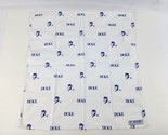 Duke Blue Devils Bandana Handkerchief White Cotton by Yo Boxers! USA made - £19.83 GBP