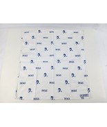 Duke Blue Devils Bandana Handkerchief White Cotton by Yo Boxers! USA made - £19.45 GBP