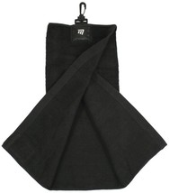 Masters Golf Black Tri Fold Golf Towel - $8.55