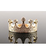 *ICEBOX Crown Diamond Ring 14K Solid Gold 0.70ctw (VS) - €1.284,12 EUR