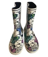 Coach Retired Ursula Butterfly Rubber Rainboots Women&#39;s Size 8B Boots Shoes - $44.57