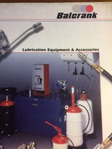 Vintage Balcrank Lubrication Products Parts and Tools Catalog - $23.85