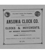 CLOCK LABELS ANSONIA REPRODUCTIONS - £4.23 GBP+