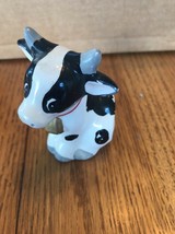 Cow Black and White Figure Farm Cows-RARE VINTAGE COLLECTIBLE-SHIPS SAME... - $25.15
