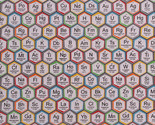 Periodic Table Elements Chemistry Science Fair 2 Cotton Fabric Print BTY... - $11.95