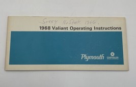 1968 Plymouth Valiant Owners Manual Operating Instructions Original Vintage - $16.10