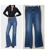GAP High Rise &#39;70s Flare High Rise Jeans Medium Indigo Size 31/12 Tall - $746.99 MXN