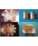 Dugan Carnival Bowls Ruffled Borders Northwood Tumblers Peacocks  Pick1 - €37,97 EUR+