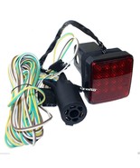 16 LED TOWING HITCH COVER BRAKE LIGHT W/20FT WIRE &amp; ADAPTOR KIT 4  2&quot; RE... - €29,80 EUR