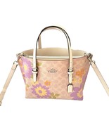 Coach CBT23 Floral Print Signature Mollie 25 Tote Satchel Handbag Sand M... - $2,875.81 MXN