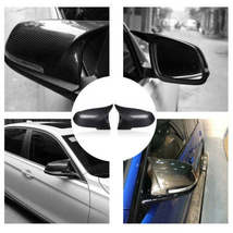 BMW 1 Series F20 F21 F23 Carbon Fiber Rearview Door Wing Mirror Cover Caps - £39.08 GBP