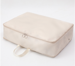 Popular Waterproof Antibacterial Beige Color Storage Bag for Saving Space 2pcs - £10.97 GBP