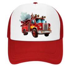 Truck Driver Hat Trucker Hat Outdoors Hat Fire Department Hat Fire Truck - $10.00