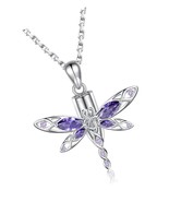 Sterling Silver Cremation Jewelry for Ashes: Urn Necklace Memorial Ash for - $127.75