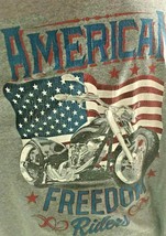 Men’s Faded Glory Sleeveless T-Shirt Motorcycle American Freedom Med. SK... - $6.88